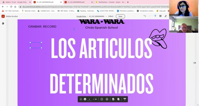 Pronunciación letras G,H,I,J,K,L,M,N,Ñ